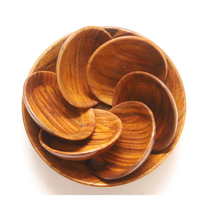 Wooden Bowl Set