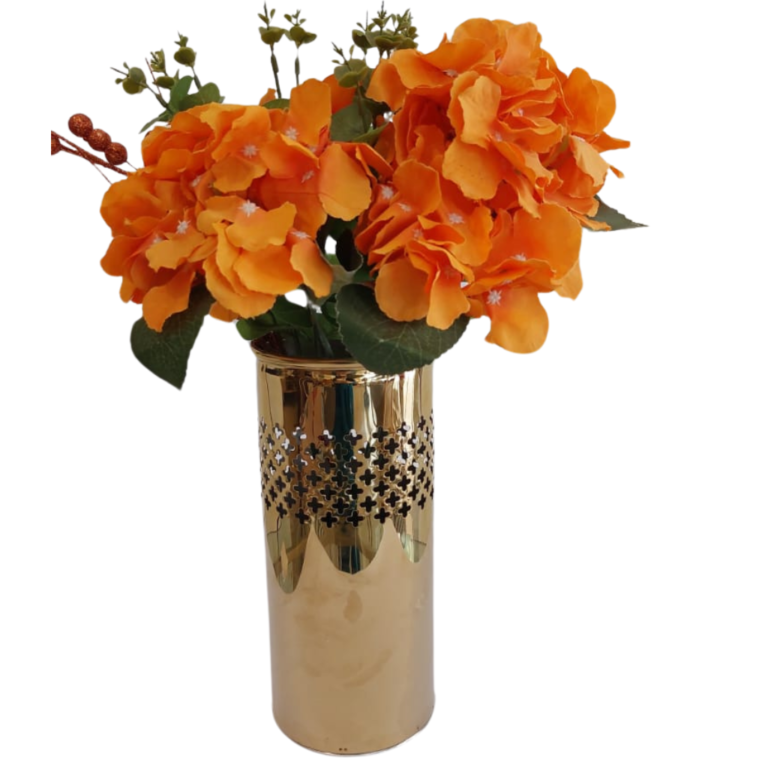 golden vase home decor