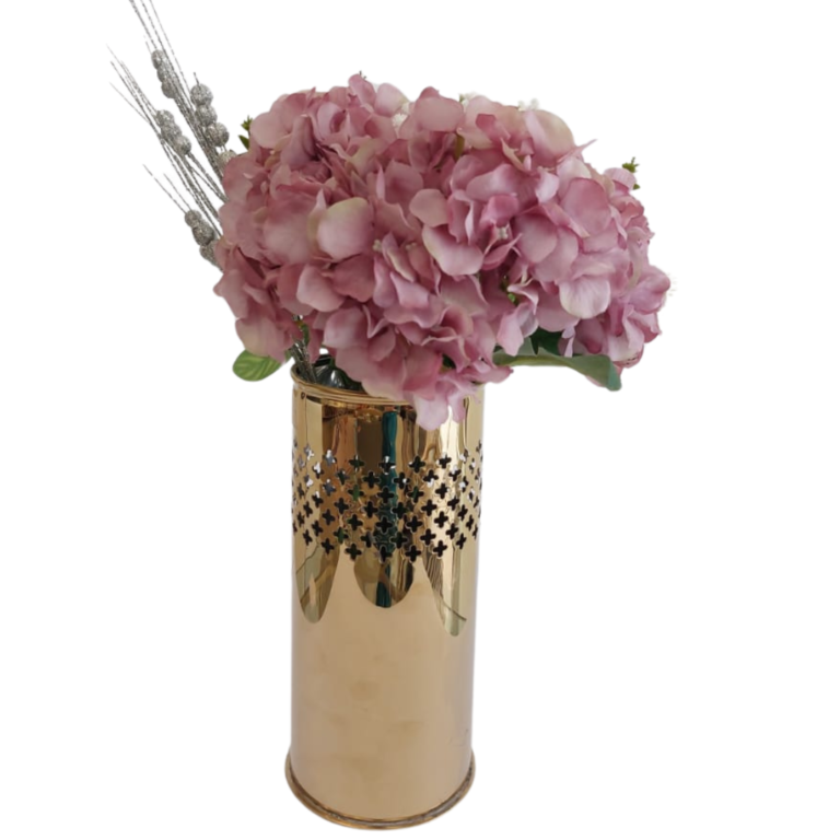 golden vase home decor